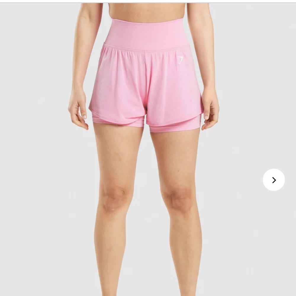 Gymshark Vital Seamless 2.0 2-1 Shorts-Sorbet Pink